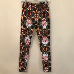 LuLaRoe Jolly Santa Christmas Leggings